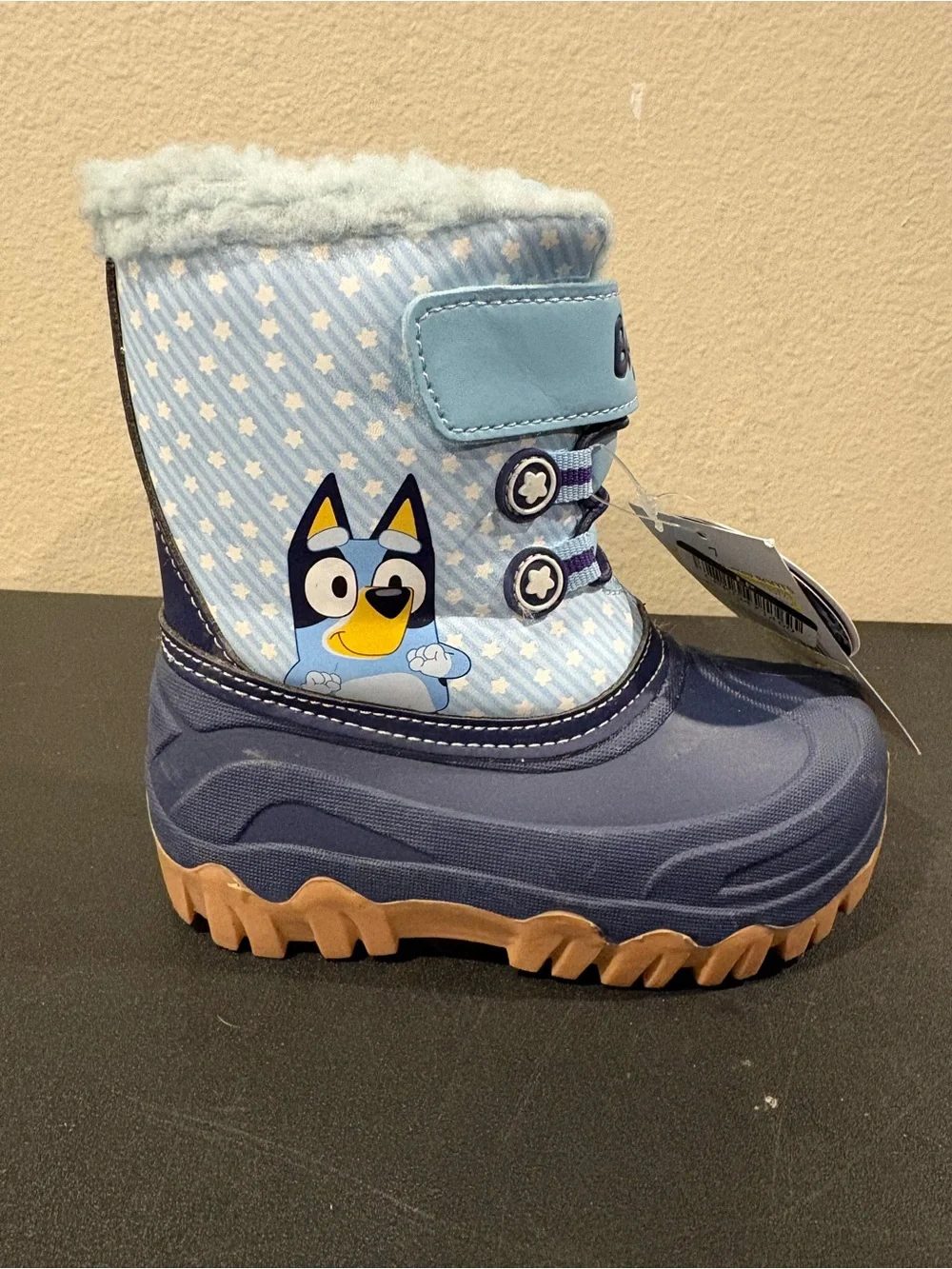 Bluey & Bingo Winter Insulated Snow Boots Toddler Children Size 7 NWT